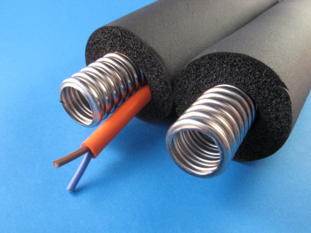 solarhose twin insulated with wire